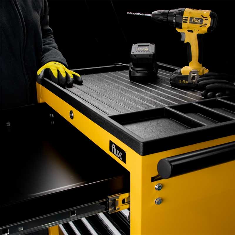 Carro Metálico 7 Gavetas sem Ferramentas Flux - FCM7GSF