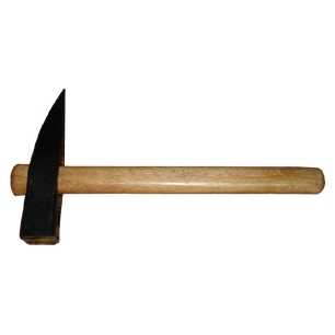 Martillo de Cantero con Mango de Madera