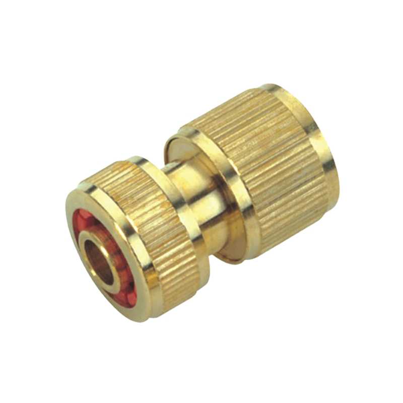 Ligação Rápida Latão Com Água Stop 1/2" Flux - FLRLAS12