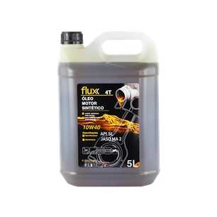 Engine Semi-Synthetic Lubricant 4 Strokes 10W40 5lt Flux