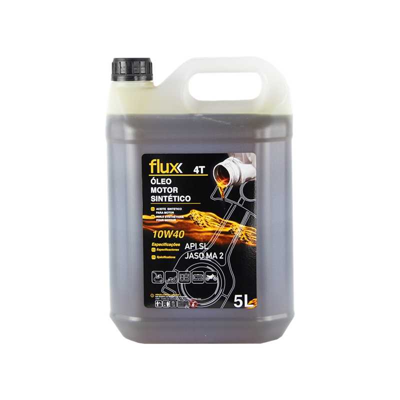 Óleo Motor 4T Semi-Sintético 10W40 5lt Flux - FOM4S510W40