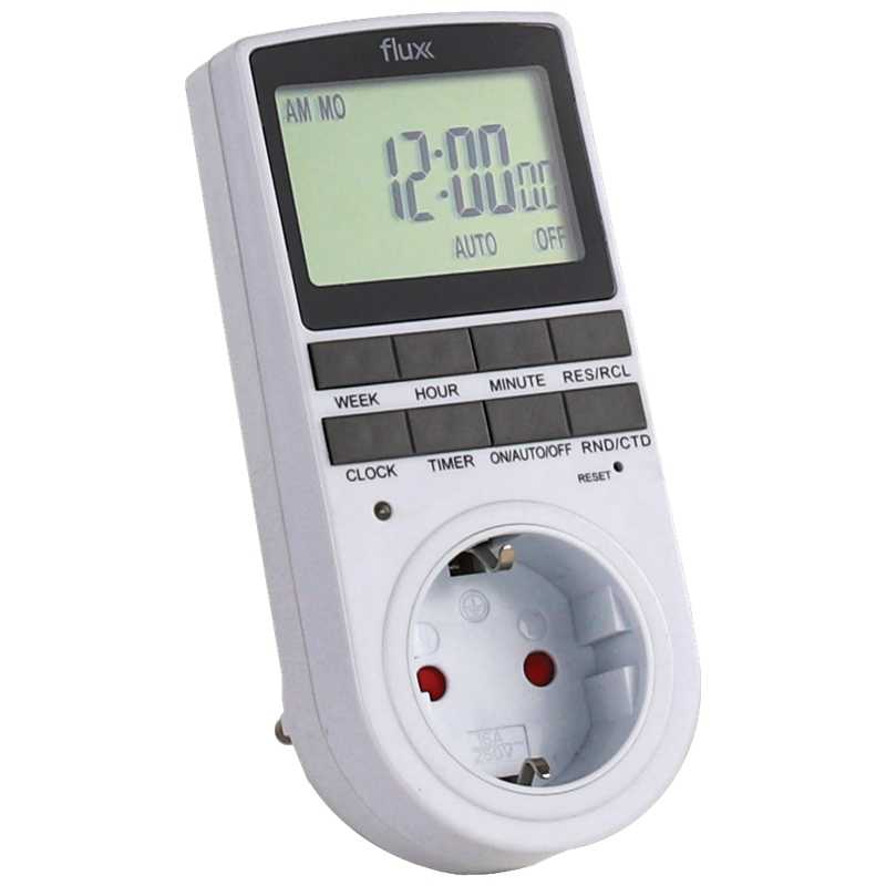 Temporizador Horário Digital Flux - FTHD