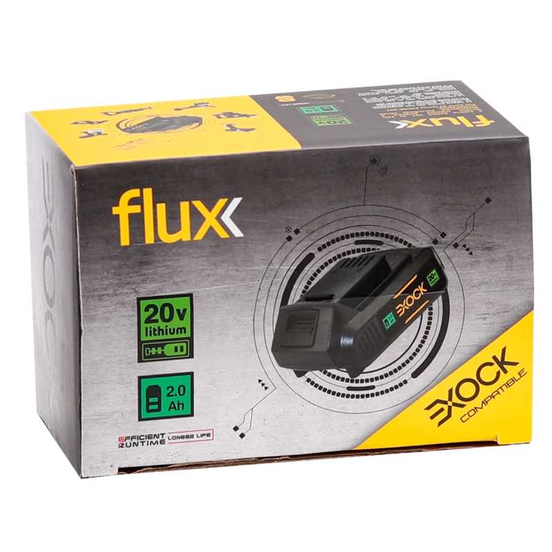 Bateria Litio 20V 2,0 Ah Flux #1 - FBL2020