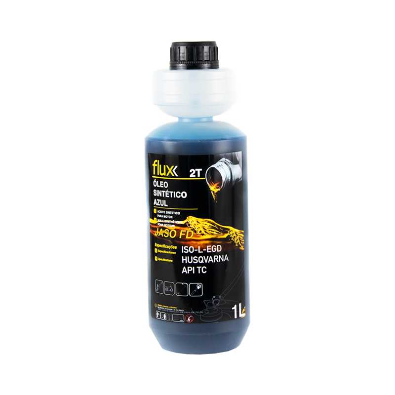 Óleo Motor 2T Sintético Azul 1lt Doseador JASO FD Flux - FOM2S1ADFD