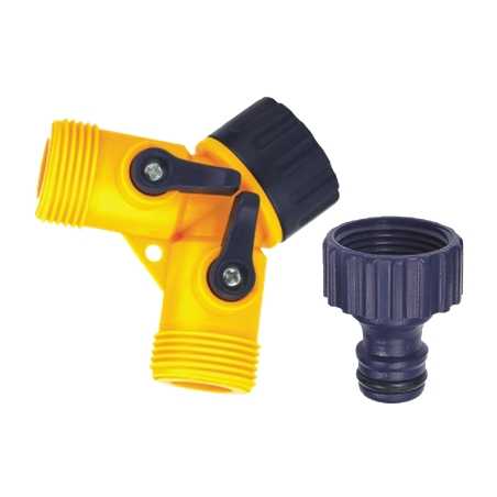 Conexión para Grifo 3/4" 2 Salidas Flux