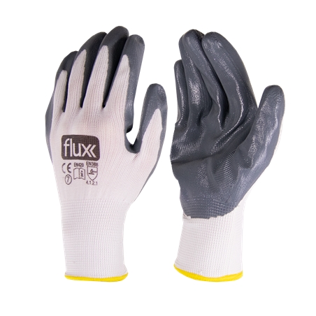 Gray Nitrile Glove