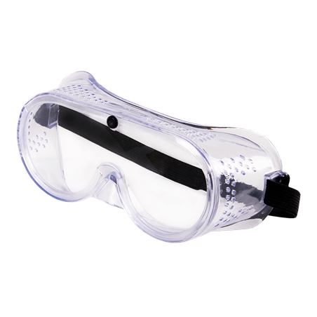 Chemical Splash Glasses with Direct Ventilation Flux