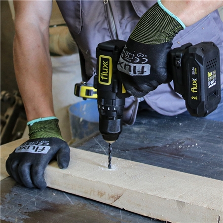 Cordless Screwdriver 20V Exock 2x2.0Ah + Flux Charger