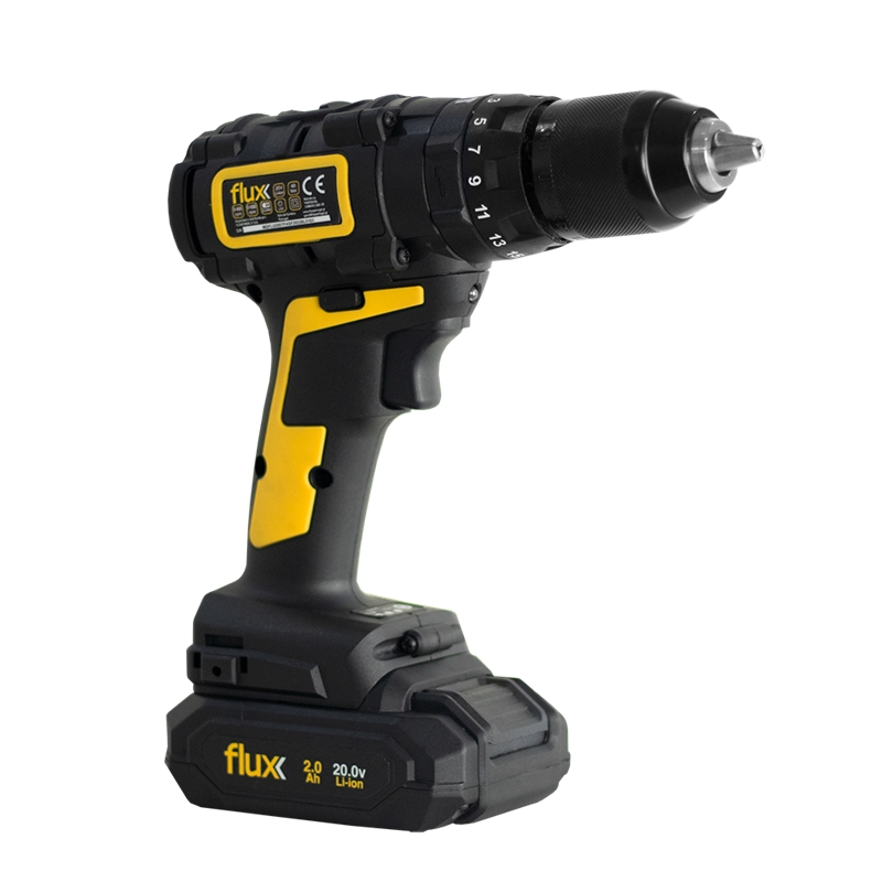 Aparafusadora Sem Fios 20V Exock 2x2,0Ah + Carregador Flux - FASF20220L