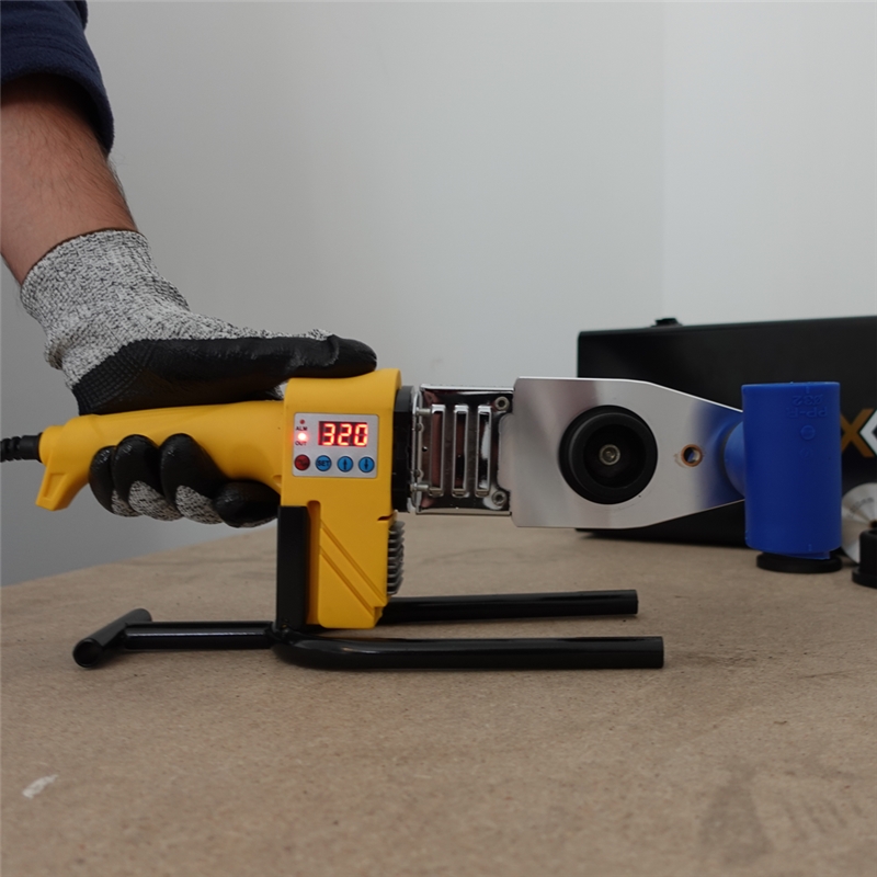 Soldadora de Polifusión para Tubo PPR 20-63mm 800w con maleta Flux - FPTPPR800