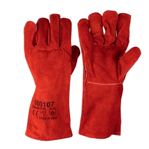 Leather Anti-Heat Welding Glove Red T11 XXL Flux