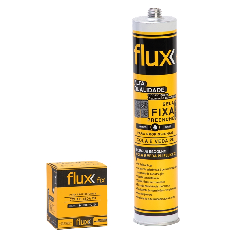 Polyurethane Glue and Sealant White PUPRO100 (300ml) Flux - FCVBP300