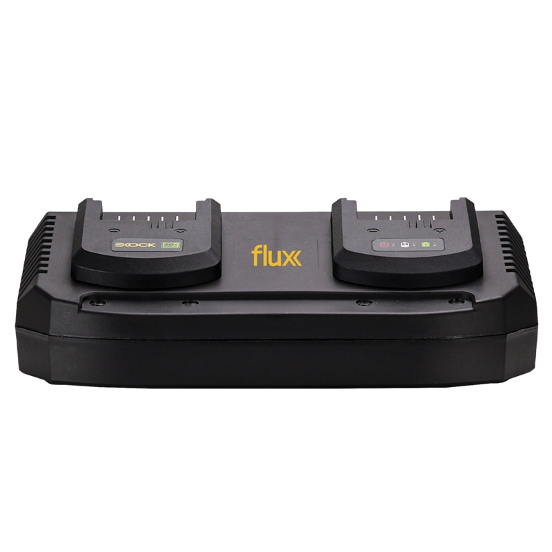 Cargador Rápido Doble 20V 2x3.5A Exock Flux - FCRD20E