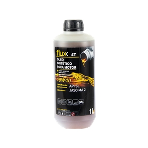 Engine Semi-Synthetic Lubricant 4 Strokes 10W40 1lt Flux
