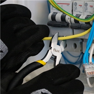 Alicate de Electrónica de Corte Lateral 5" Flux