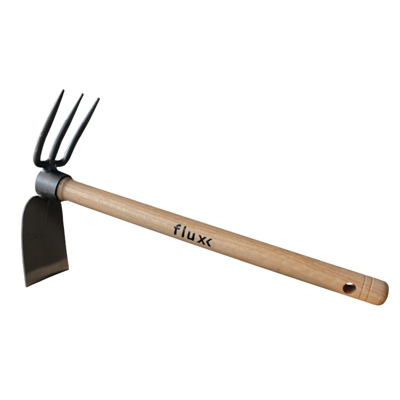 Houe de jardin 2 dents avec poignée Flux - FS2DCC
