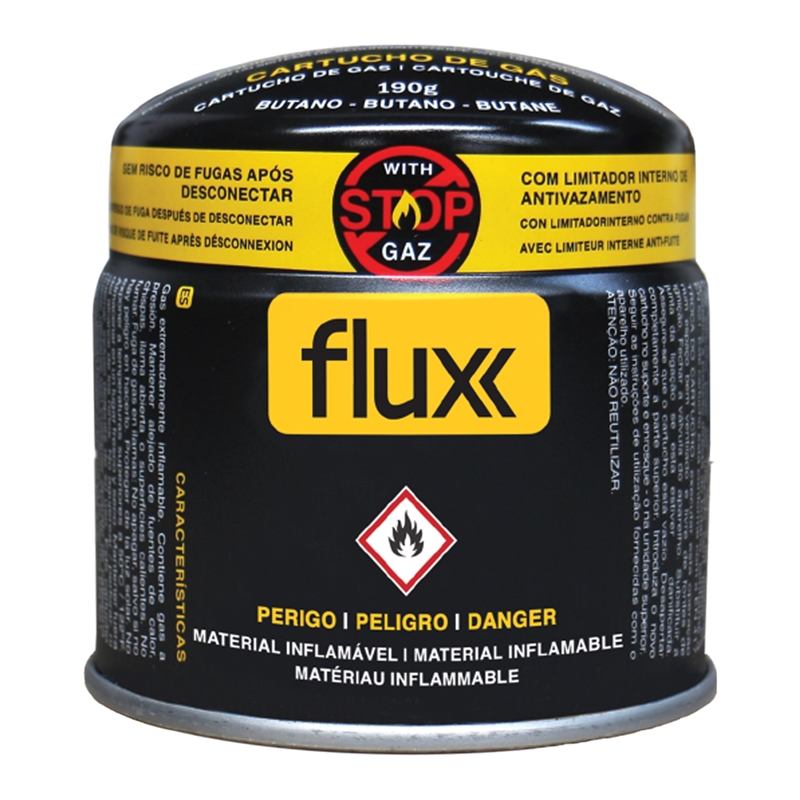Cartucho de Gas Butano 190g Flux - FCGB190