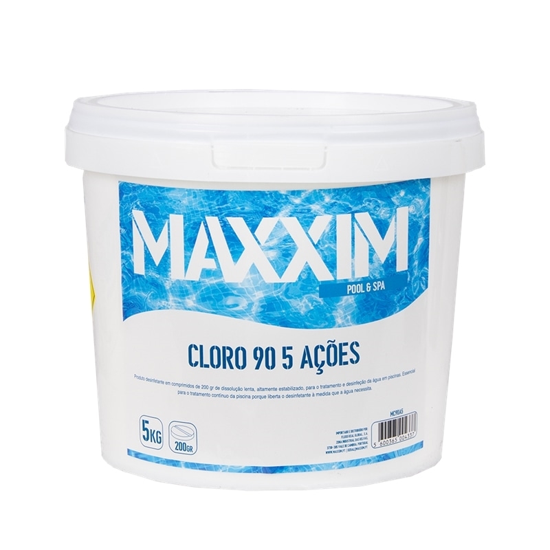 Cloro 90 5Acciones 5 Kg Maxxim - MC905A5