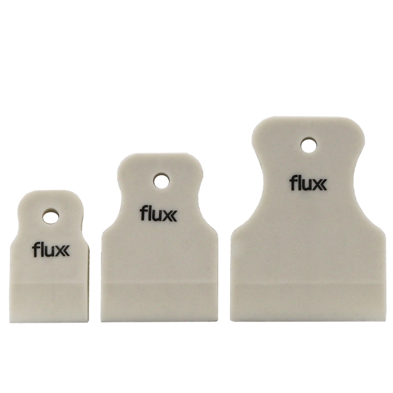 Conjunto de Espátulas Plásticas para Gesso 3Pcs Flux - FCEPG3PCS