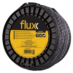 Bobine de fil de nylon torsadé plus avec  4,0 mm 100 mt Flux - FBFNTP40100