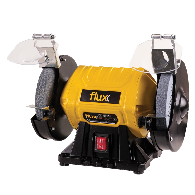 Amoladora de banco con protección ocular 250W 150mm Flux - FEBCPO250