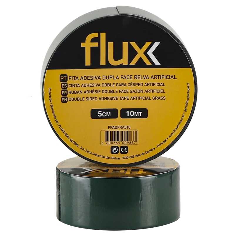 Fita Adesiva Dupla Face Relva Artificial 5cm x 10mt Flux #1 - FFADFRA510